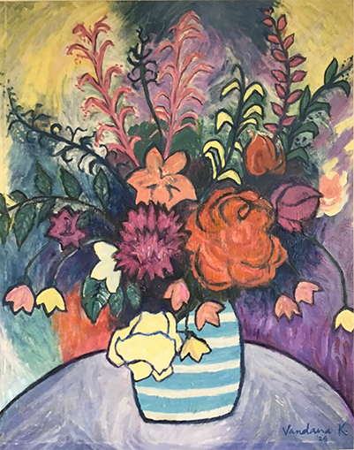 Flowers in a vase